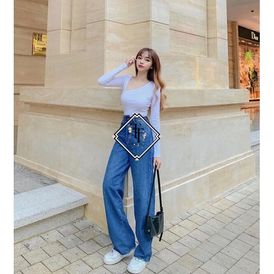 Jean Nữ Baggy Rách Che Khuyết Điểm JN0007