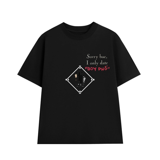 Áo thun form rộng unisex phong cách